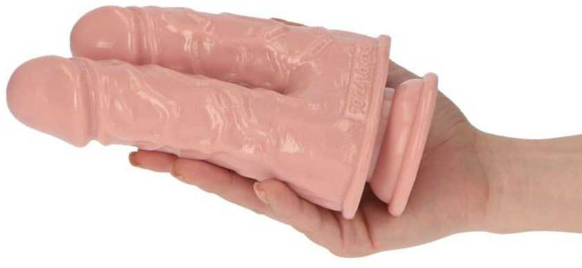 Toyz4Lovers Dvigubas dildo makšties ir išangės stimuliacijai