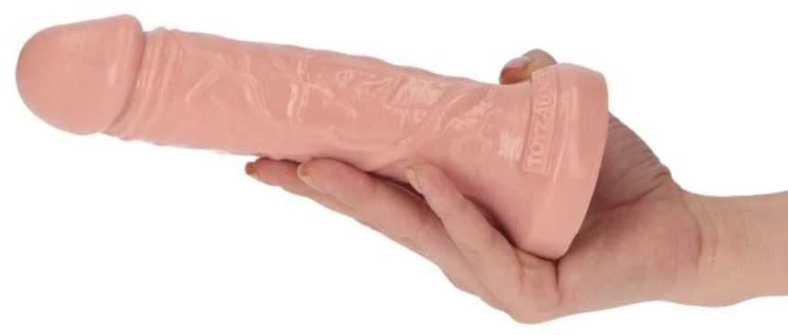 Toyz4Lovers tikroviškas vingiuotas dildo su siurbtuku 16,5 cm