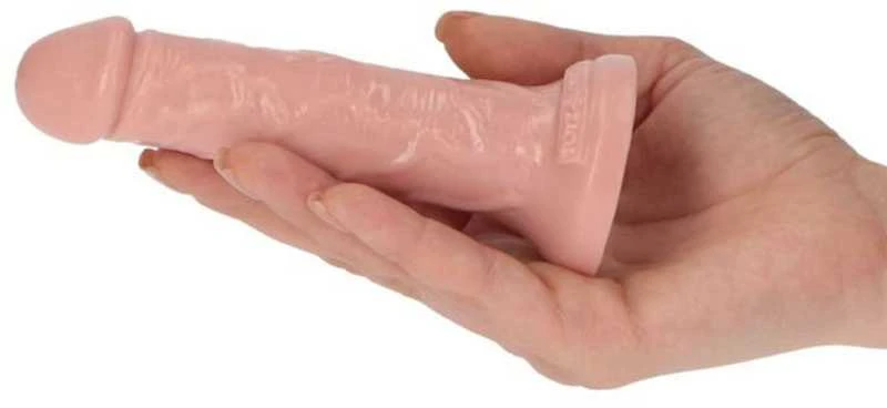 Toyz4Lovers Realistinis mažas dildo styguotas siurbtukas 11,5 cm