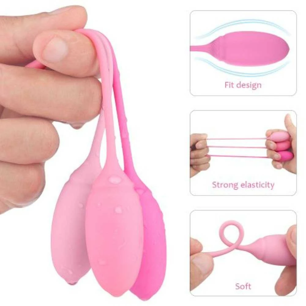 Toyz4Lovers Rinkinys kegelio raumenų lavinimo pratimams 3 kamuoliukai