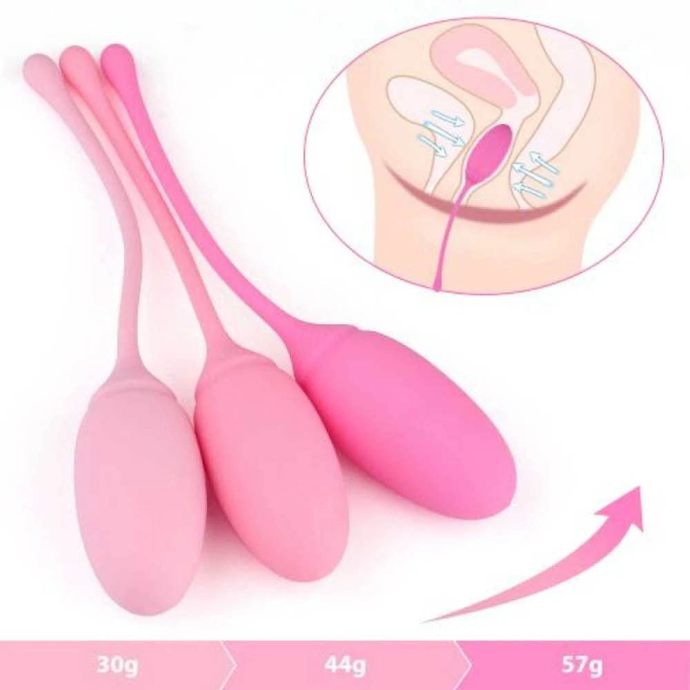 Toyz4Lovers Rinkinys kegelio raumenų lavinimo pratimams 3 kamuoliukai