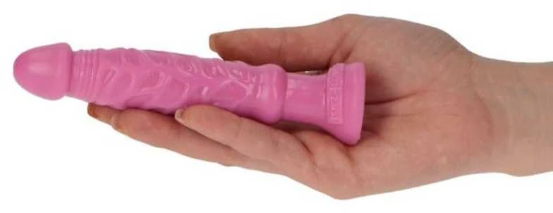 Toyz4Lovers Rožinė tikroviškas penis su spiralinėmis venomis 10,5 cm