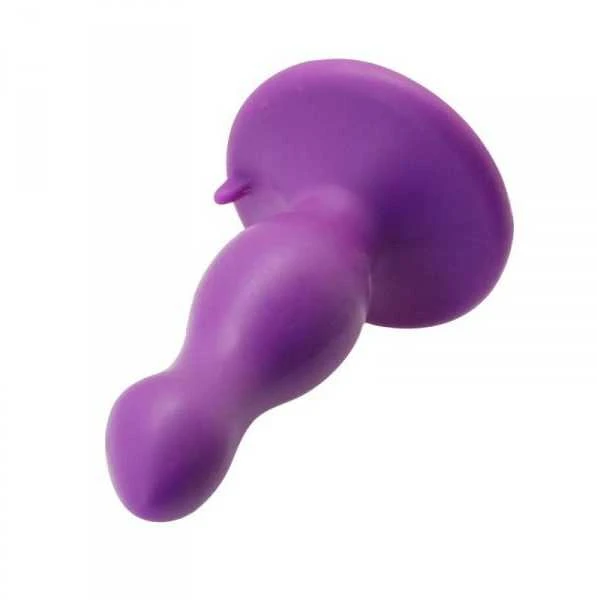 Violetinis analinis kištukas su siurbtuku