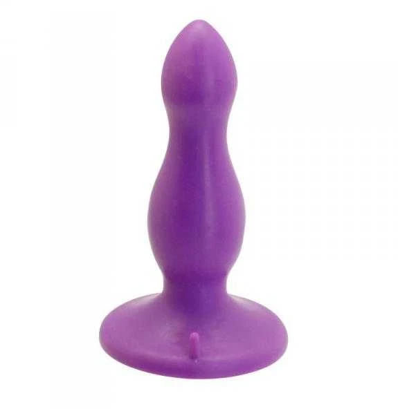 Violetinis silikoninis analinis kištukas