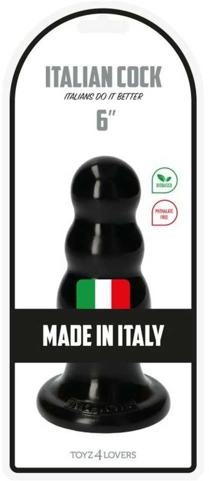Toyz4Lovers Dildo-Italian Cock 6""Juodas