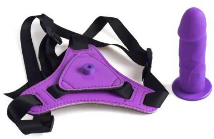 Toyz4Lovers Strap on- Hot Stuff Violetinė