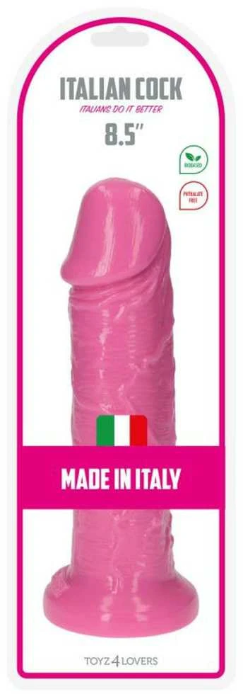 Toyz4Lovers Rožinė Dildo-Italian Cock 8,5""Rožinė