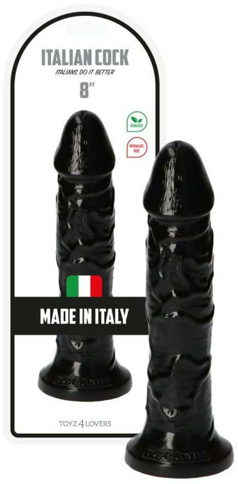 Toyz4Lovers Vandeniui atsparus silikoninis dildo su siurbtuku 20 cm