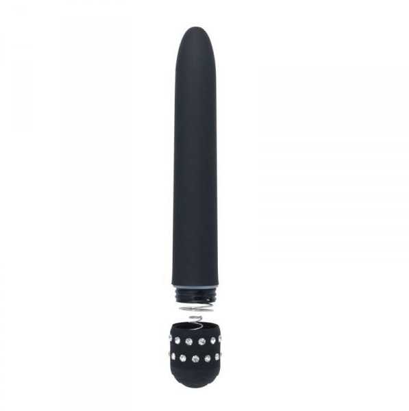Toyz4Lovers 17cm vibratorius dekoruotas deimantais ir kristalais