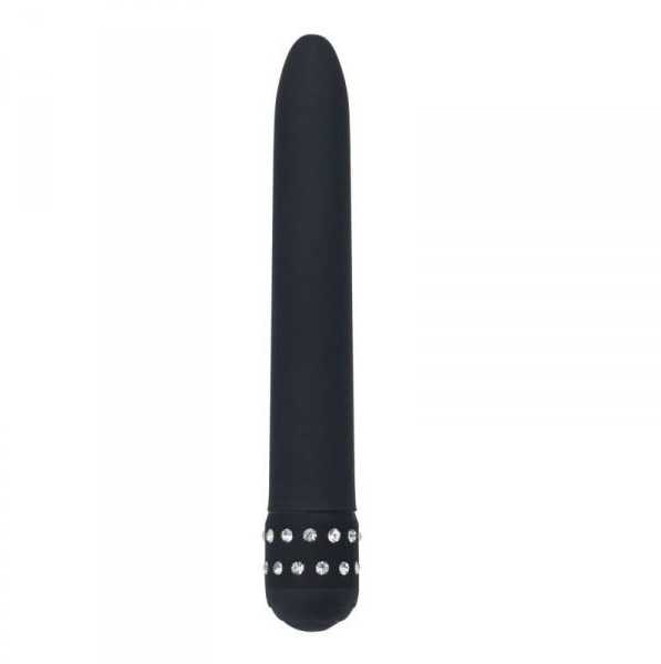 Toyz4Lovers 17cm vibratorius dekoruotas deimantais ir kristalais