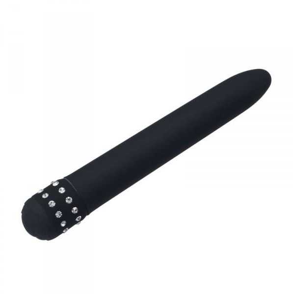 Toyz4Lovers 17cm vibratorius dekoruotas deimantais ir kristalais