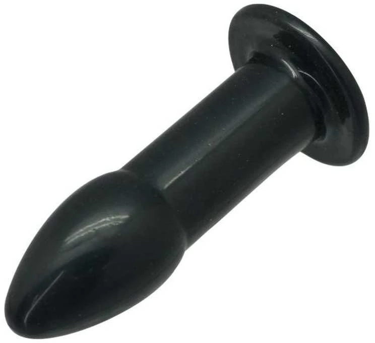 Juodas analinis kamštis 8cm