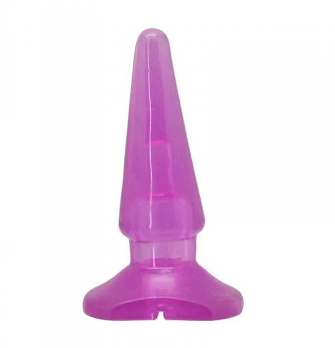Smailėjantis violetinis žele analinis kaištelis