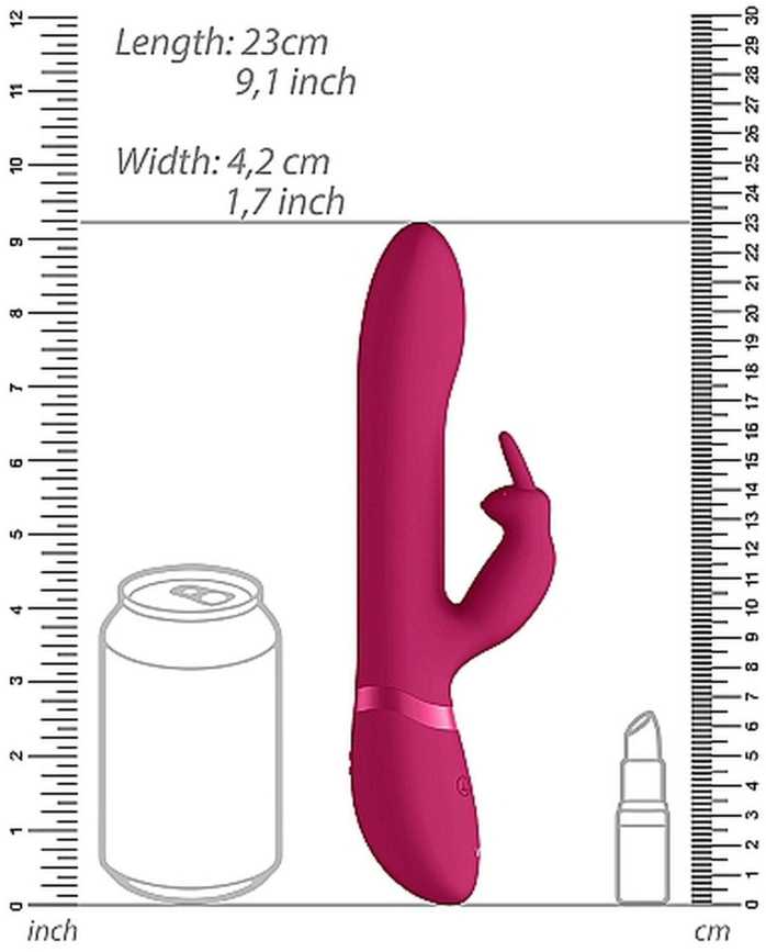 Vive By Shots Vive Amoris - Stimulating Beads Rabbit - Rožinė