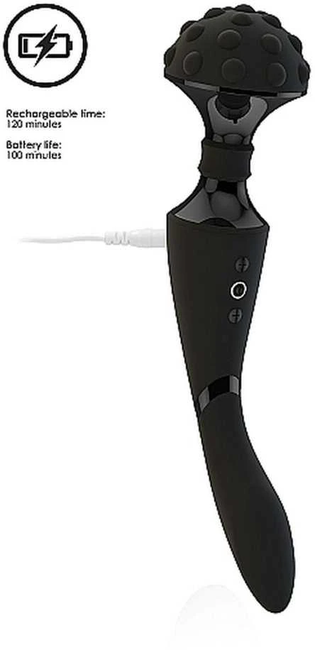 Vive By Shots Vive Dvipusis klitorio masažuoklis vibratorius 28cm 10 režimų