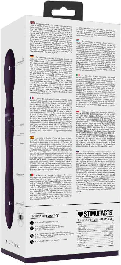 Vive By Shots Vive Enora - Wand & Vibrator - Violetinė