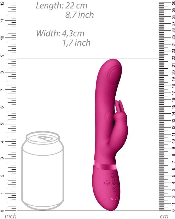Vive By Shots Vive May - Pulse-Wave & C-spot & G-Spot Rabbit - Rožinė