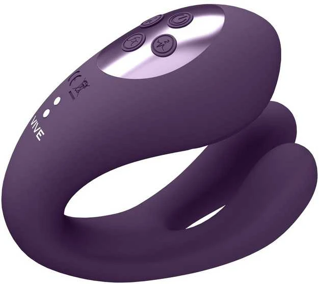 Vive By Shots „Vive“ MOTERIS VIBRATORIUS PORoms, skirtas klitorio makšties pulsavimui 10 USB REŽIMAS