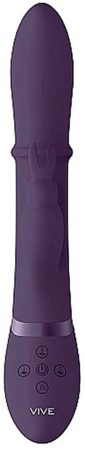 Vive By Shots Vive Vibrator zuikis daugiafunkcinis 10 režimų 24cm