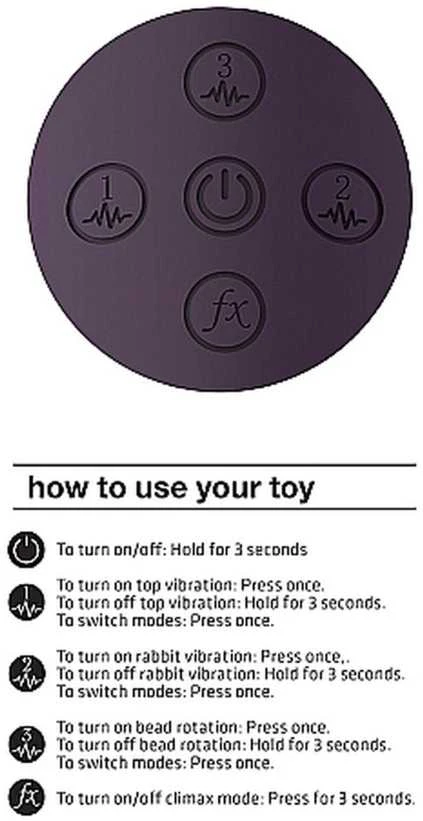 Vive By Shots Vive Vibrator bunny su rotacinis masažuoklis 21cm 10 režimų