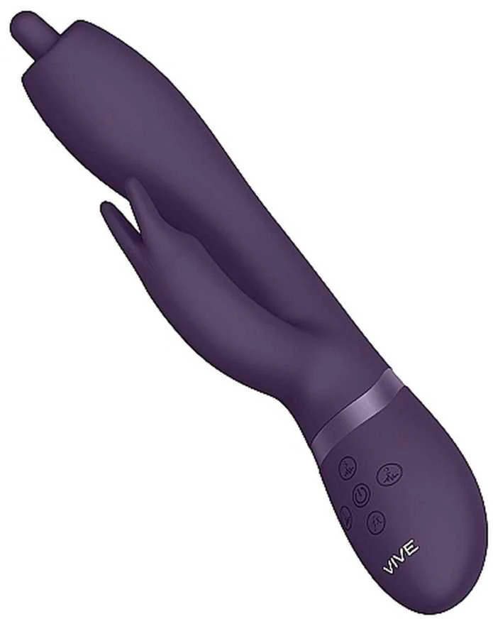 Vive By Shots Vive Wibrator Nilo - Pinpoint Rotating G-spot Rabbit - Violetinė