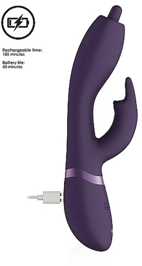 Vive By Shots Vive Wibrator Nilo - Pinpoint Rotating G-spot Rabbit - Violetinė