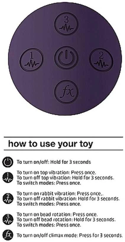 Vive By Shots Vive Wibrator Nilo - Pinpoint Rotating G-spot Rabbit - Violetinė