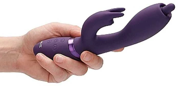 Vive By Shots Vive Wibrator Nilo - Pinpoint Rotating G-spot Rabbit - Violetinė
