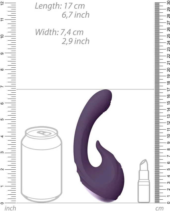 Vive By Shots Vive Vibrator G taško klitorio daugiafunkcinis 10 režimas