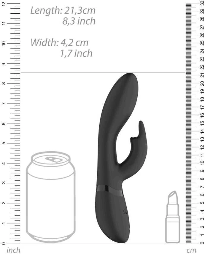 Vive By Shots Vive Vibrator-Zosia - Classic G-Spot Rabbit - Juodas