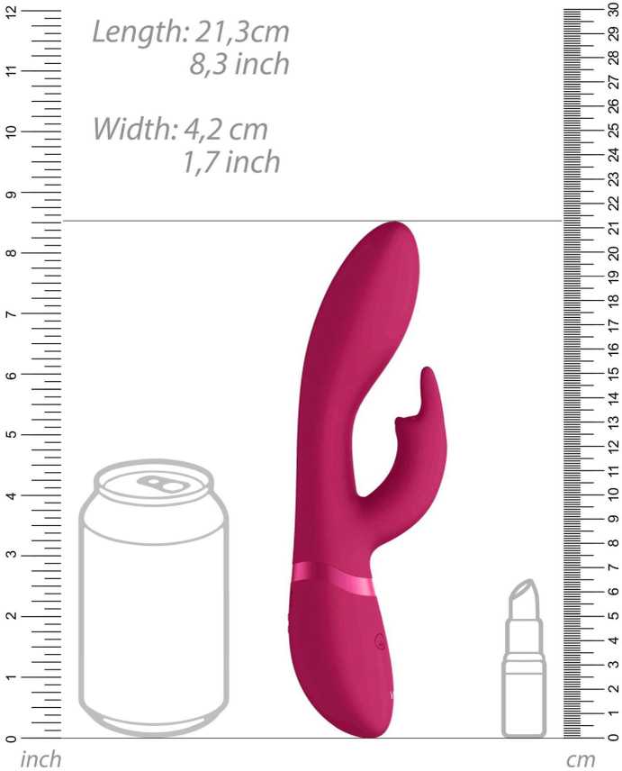 Vive By Shots Vive Vibrator-Zosia - Classic G-Spot Rabbit - Rožinė