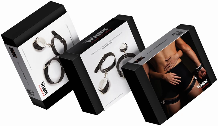 Whips Collections šlaunų diržai - trijų pakuočių komplektas