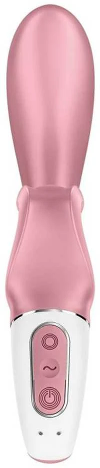 Satisfyer Hug Me bunny vibratorius Rožinė/Balta