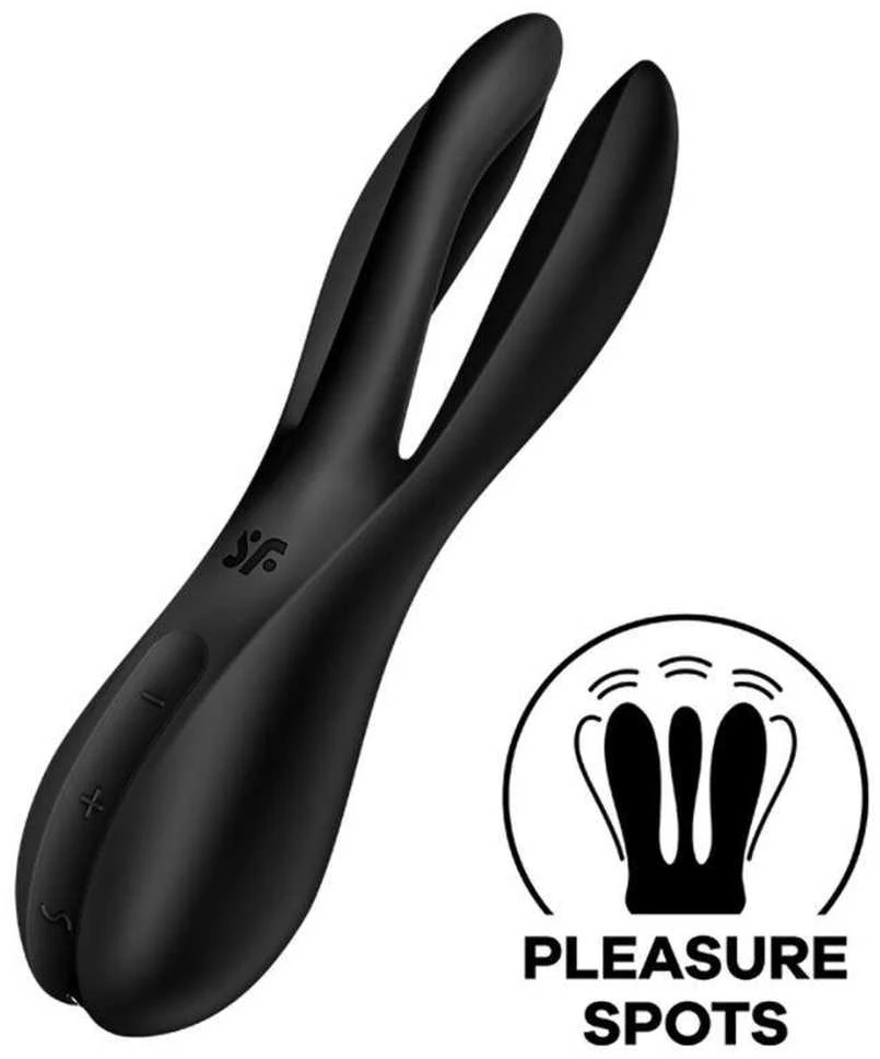 Satisfyer Trys 2 wibrator juodas