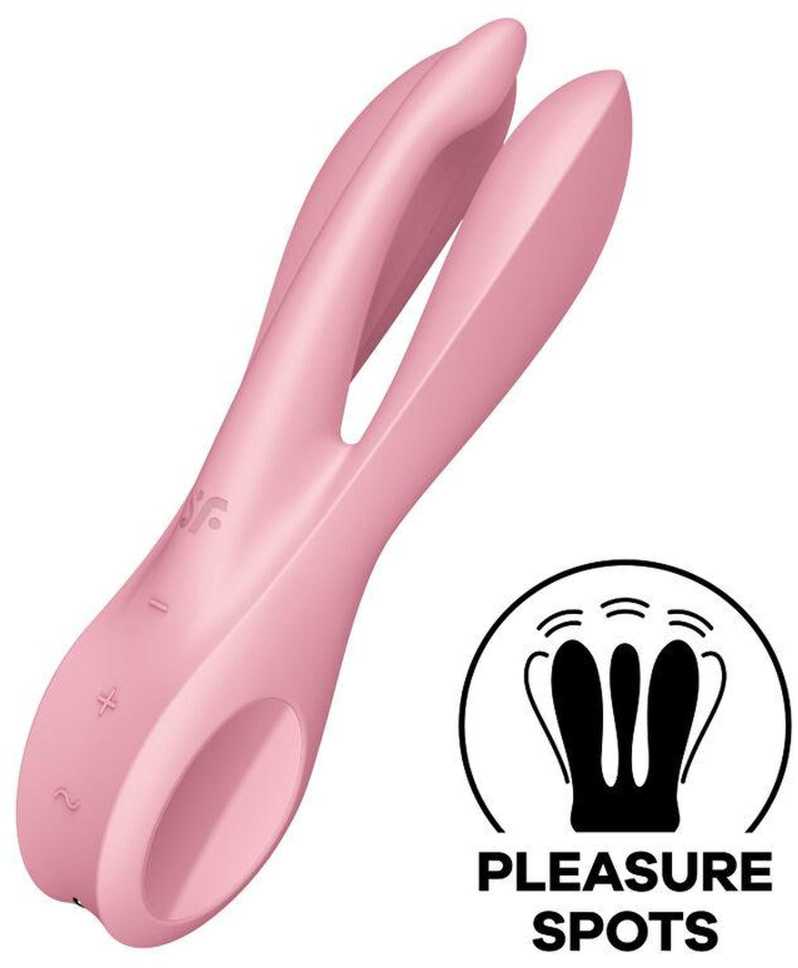Satisfyer Trys 1 wibrator Rožinė