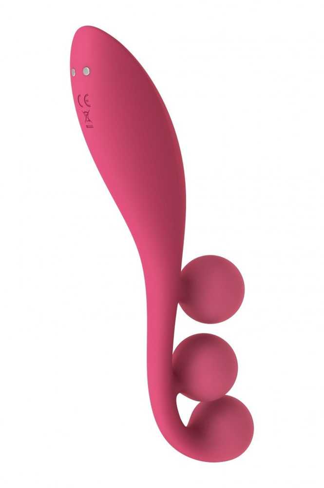 Satisfyer Tri Ball 1 daugiafunkcis vibratorius raudonas