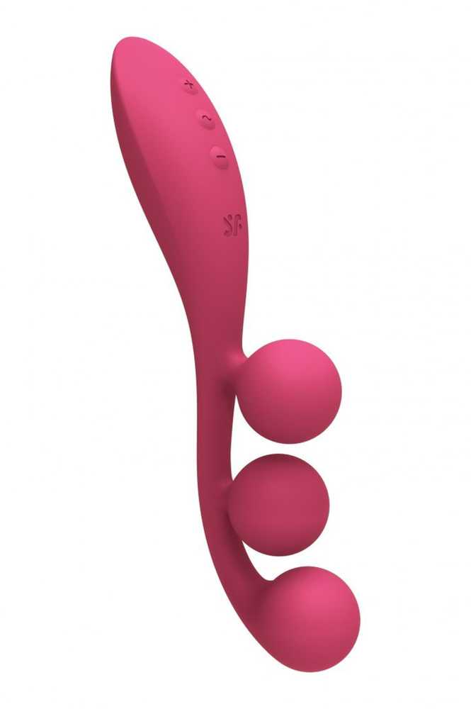 Satisfyer Tri Ball 1 daugiafunkcis vibratorius raudonas