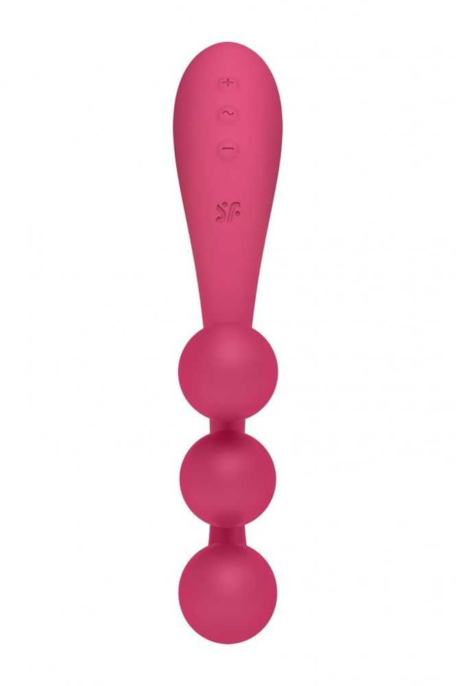 Satisfyer Tri Ball 1 daugiafunkcis vibratorius raudonas