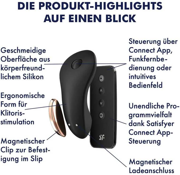 „Satisfyer Little Secret“ stimuliatorius (juodas)