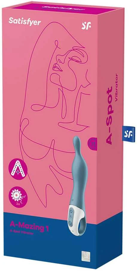 Satisfyer A-Mazing 1 Mėlyna A taško vibratorius