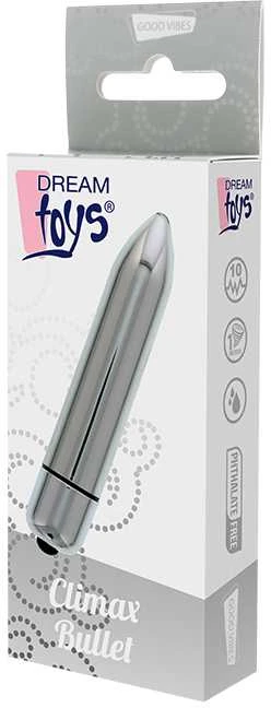 Dream Toys ESSENTIALS 10 GREITŲ CLIMAX BULLET SIL