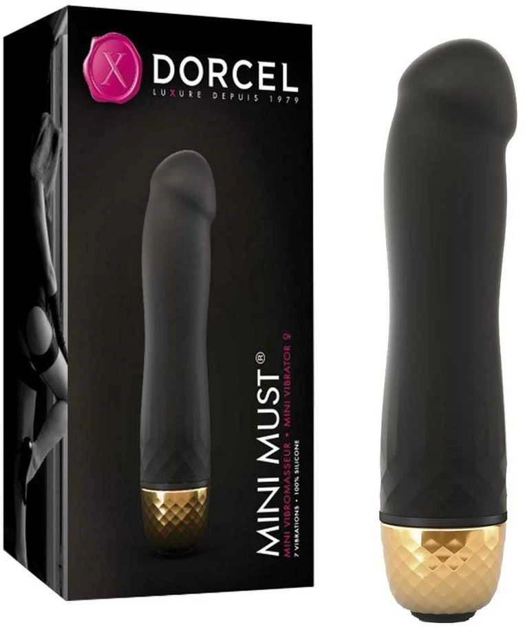 Marc Dorcel Klasikinis Dorcel Mini Must vibratorius, 7 režimai, 12 cm