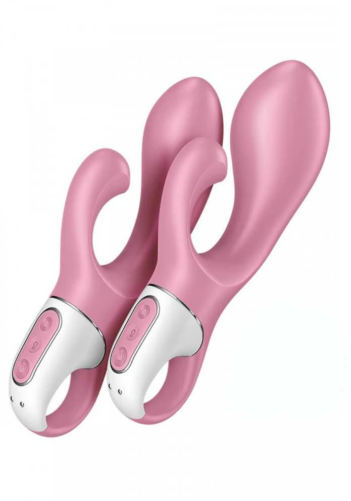 Satisfyer Air Pump Bunny 2 bunny vibratorius Rožinis