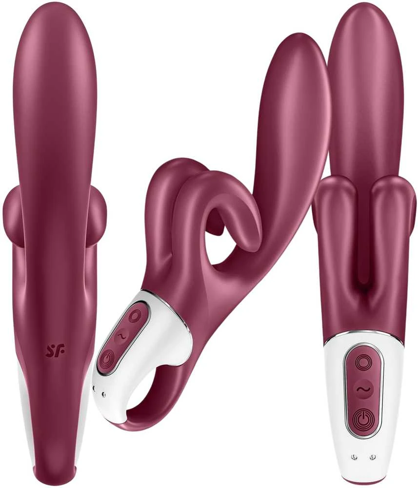 Satisfyer Touch Me zuikio vibratorius Raudona