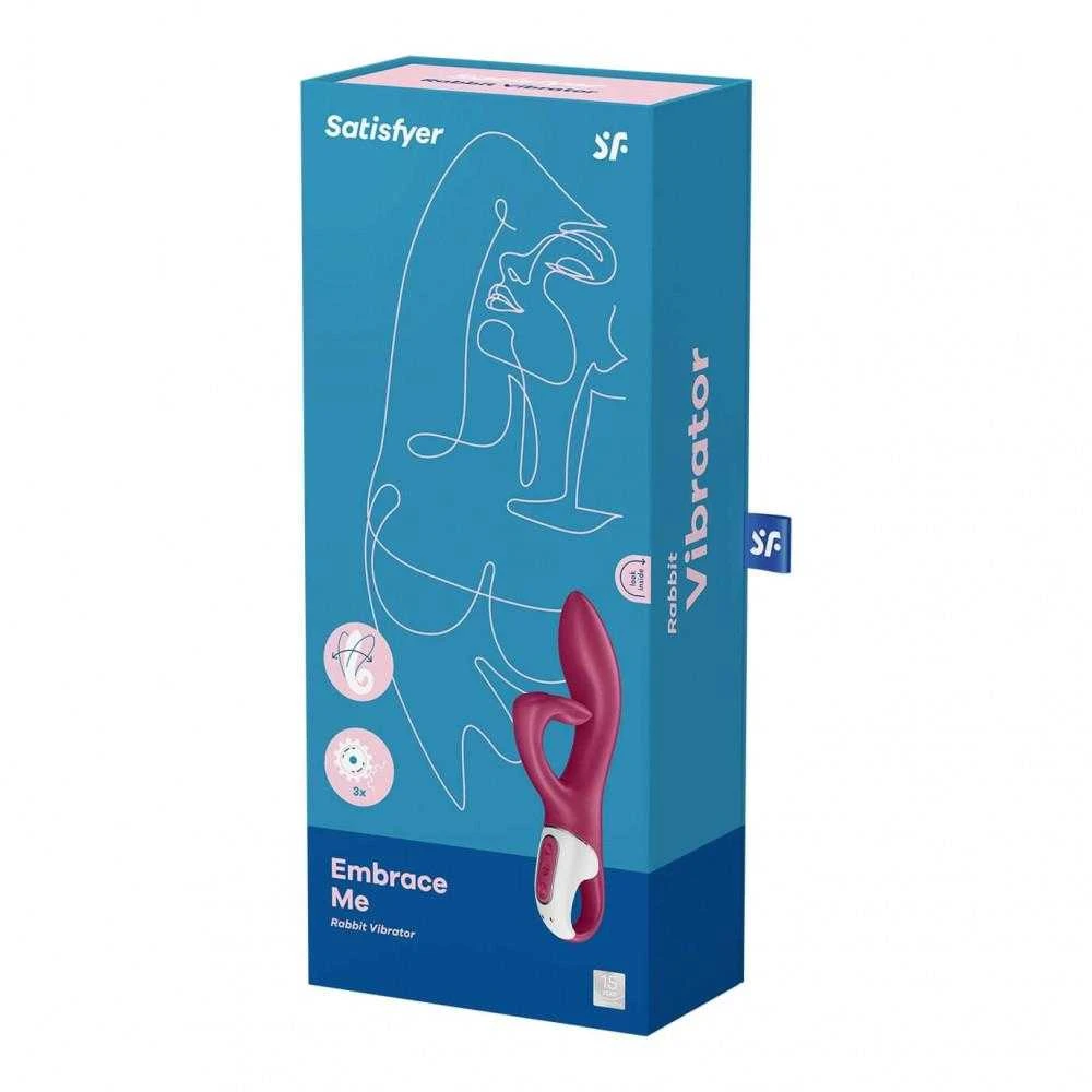 BoT Satisfyer „Embrace Me“ uogų skonio triušio vibratorius
