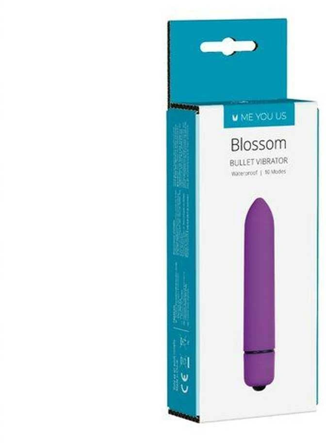 Wibrator- Me You Us Blossom 10 Mode Bullet Vibrator Violetinė