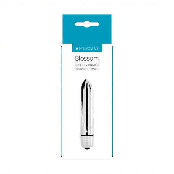 Wibrator- Me You Us Blossom 10 Mode Bullet Vibrator Sidabras