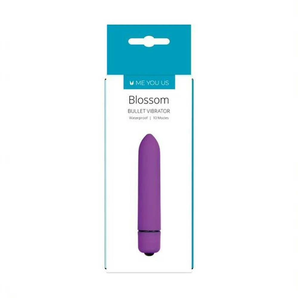 Wibrator- Me You Us Blossom 10 Mode Bullet Vibrator Violetinė