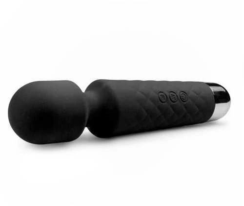 EasyToys Mini Wand Vibratorius - Juodas