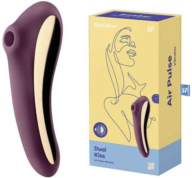 „Satisfyer Dual Kiss“ oro stimuliatorius-vibratorius